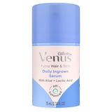 Venus for Pubic Hair & Skin Daily Ingrown Serum with Aloe + Lactic Acid for After Shave , 75ml