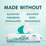 Pampers Aqua Pure Baby Wipes Unscented, 2-Pack, 112 Total Wipes (Select for More Options)