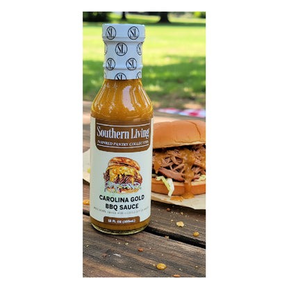 Southern Living Carolina Gold BBQ Sauce, 12 fl oz – Small Batch Zesty BBQ Sauce for Quick Grilling and Dipping