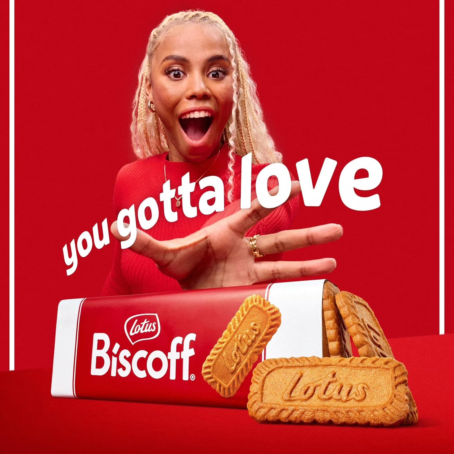 Belgian Shortbread Biscoff Cookies | Individually Wrapped Caramelized Cinnamon Crunch Treat | Snack for Coffee Tea Ice Cream Office Holiday Gift Party Favor 32 Pack (Each Pack 2 Cookies) 64 Total