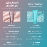 TULA Skin Care The Cult Classic Luminous Purifying Face Cleanser, Pink Rose, Supersize, 6.7 fl oz