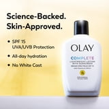 Olay Face Moisturizer with SPF 15, Complete Face Lotion with Sun Protection, 6.0 oz