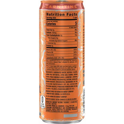 Monster Energy, Ultra Sunrise, 12 fl oz, Can