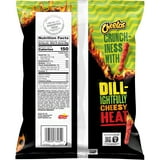 Cheetos Flamin' Hot Dill Pickle Crunchy Cheese Flavored Snacks, 8.5 oz Bag