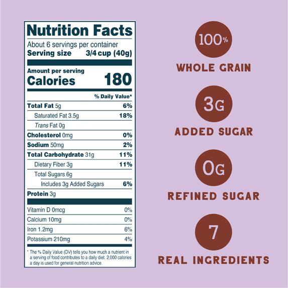 Seven Sundays Little Crispies Cocoa Crunch Breakfast Cereal, Gluten-Free, Crisp Texture, 8 oz