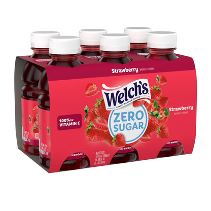 Welch's Strawberry Zero Sugar Drink, 10 fl oz Bottle
