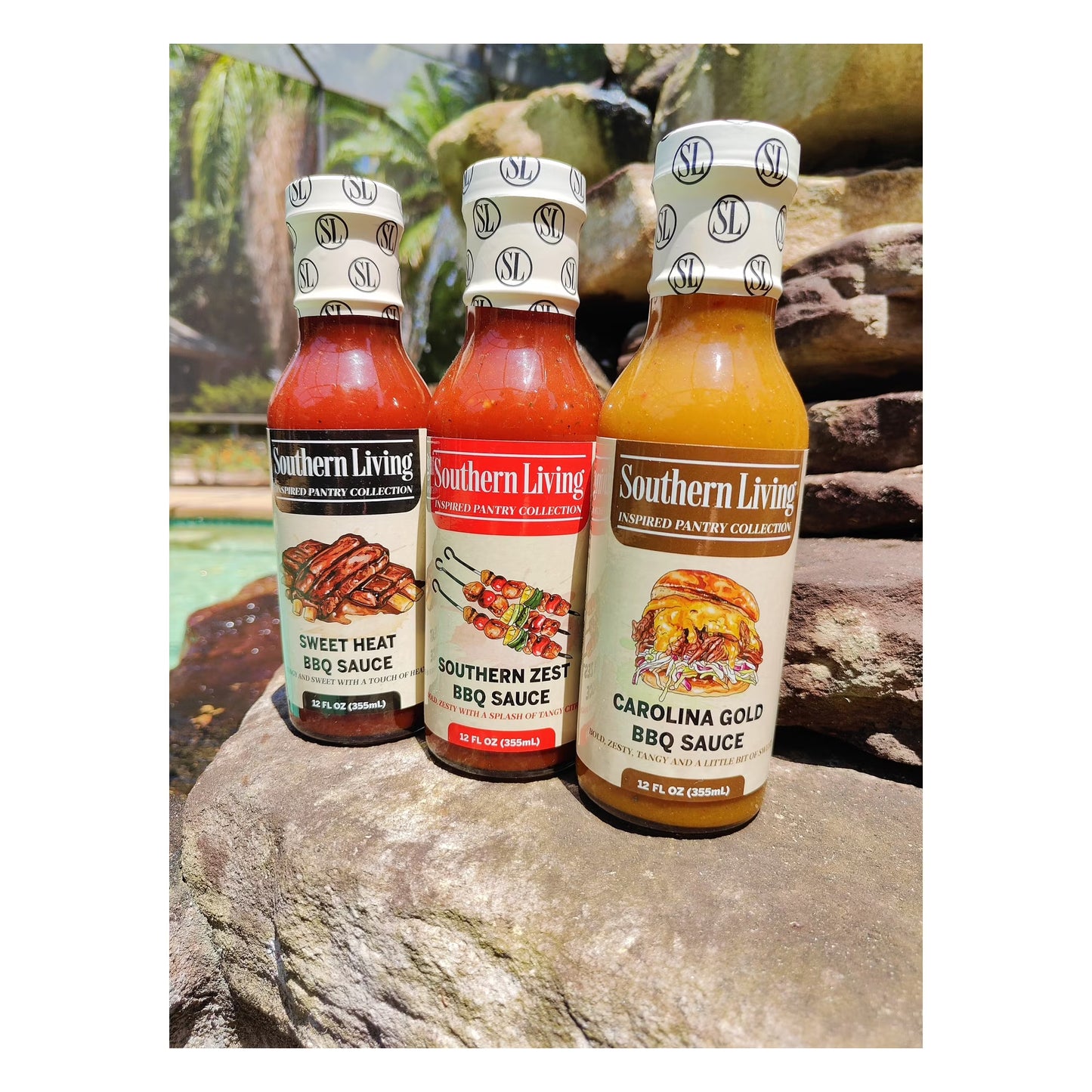 Southern Living Carolina Gold BBQ Sauce, 12 fl oz – Small Batch Zesty BBQ Sauce for Quick Grilling and Dipping