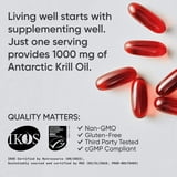 Sports Research Krill Oil Superba2, Omega-3, DHA Supplement, 1000mg, 75 ct