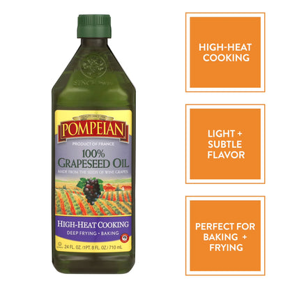 Pompeian Grapeseed Oil - 24 fl oz