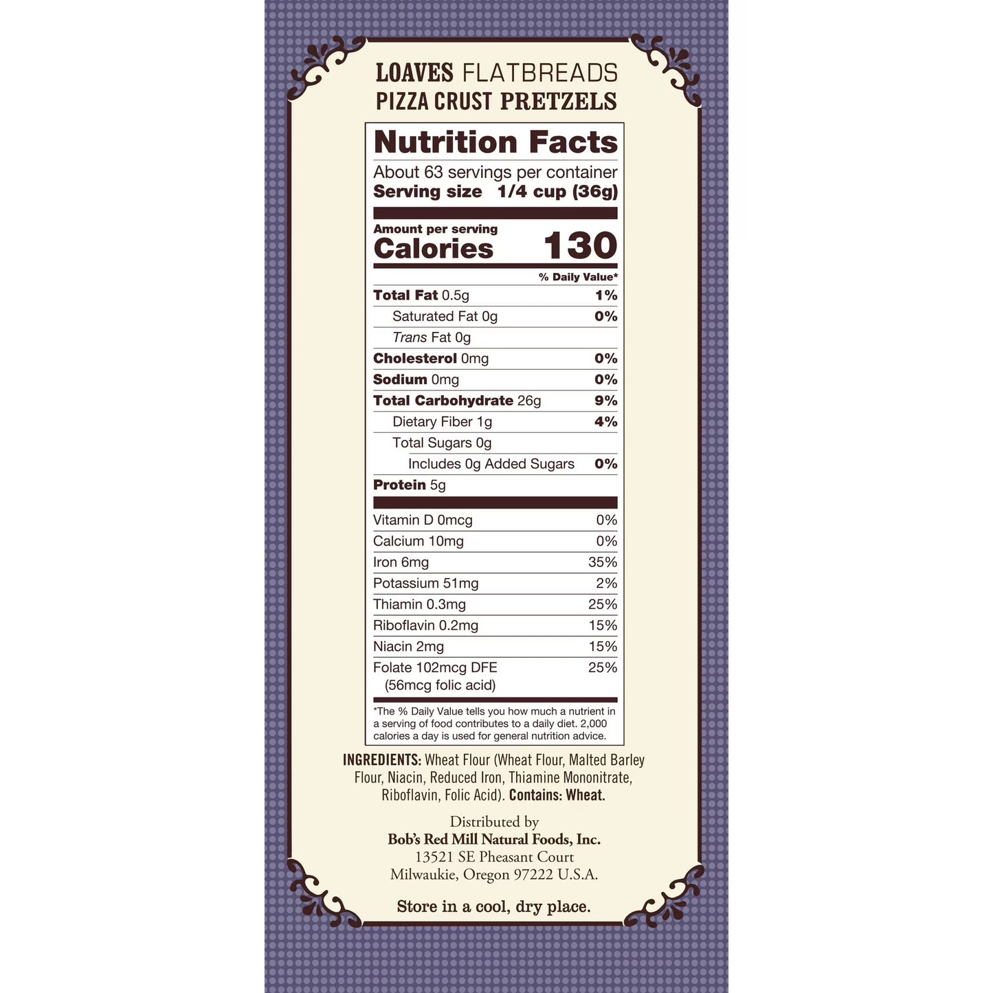 Bob's Red Mill Artisan Bread Flour, Unbleached Enriched Wheat, 5 lb Bag