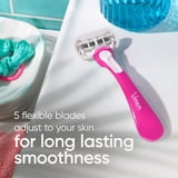 Gillette Venus Extra Smooth Green Disposable Women's Razors, 2 Count