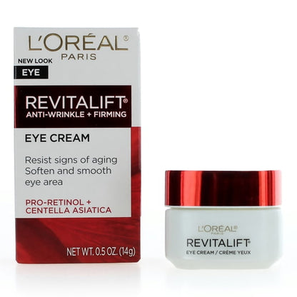 L'Oreal Paris Revitalift Anti-Wrinkle, Firming Eye Cream, Fragrance Free, 0.5 oz