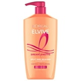 (4 pack) L'Oreal Paris Elvive Dream Lengths Restoring Shampoo, Pump, 28 fl oz
