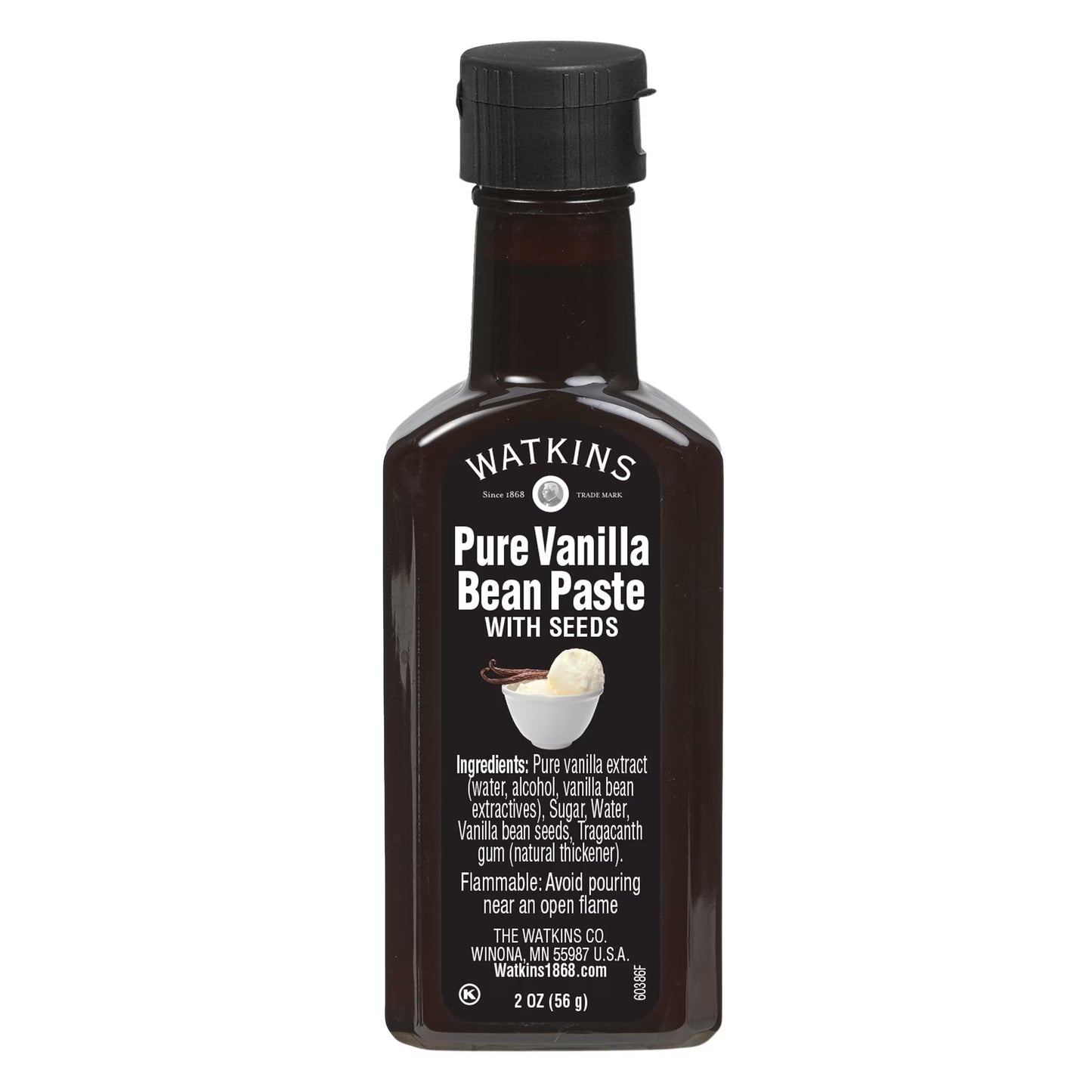 Watkins Pure Vanilla Bean Paste, 2 oz. (Plastic Container)