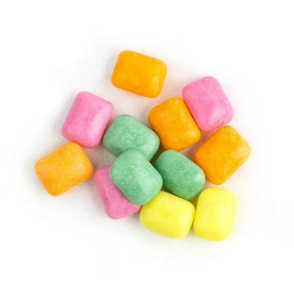 (12 pack) Gerrit J Verburg Co. Mini Fruit Flavored Mini Chicles Gum, Chewing Gum 22.5g Pack