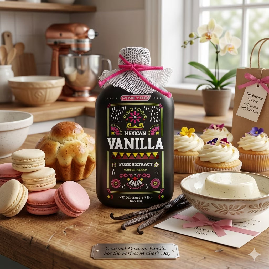 Mexican Vanilla Pure Extract | 6.7 fl. oz. | Perfect Mother’s Day Gift for Bakers | Ideal for Baking, Cooking & Desserts | Premium Artisanal | 100% Vegan & Kosher | Non-GMO & Gluten-Free