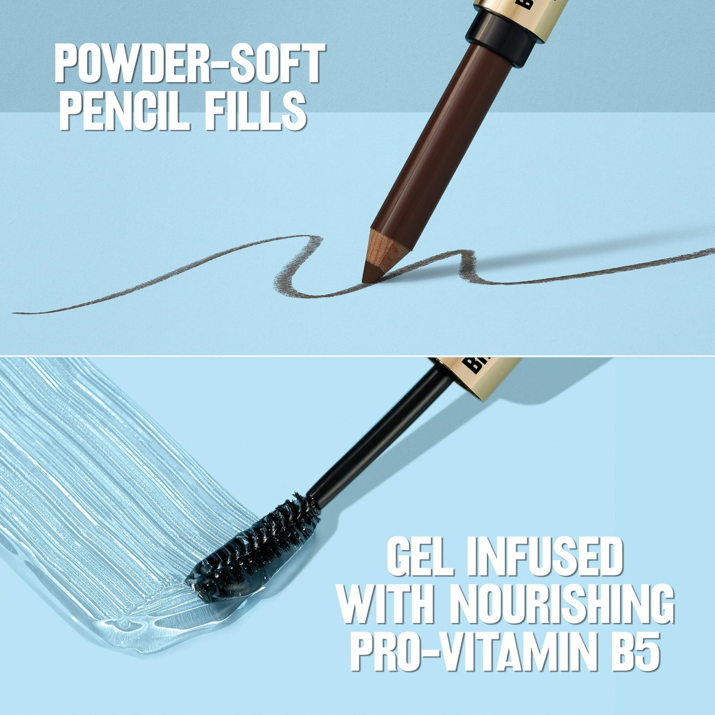 (2 pack) Revlon ColorStay Brow Fantasy, Eyebrow Pencil with Clear Shaping Gel, 003 Medium Brown