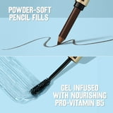 (4 pack) Revlon ColorStay Brow Fantasy, Eyebrow Pencil with Clear Shaping Gel, 004 Dark Brown