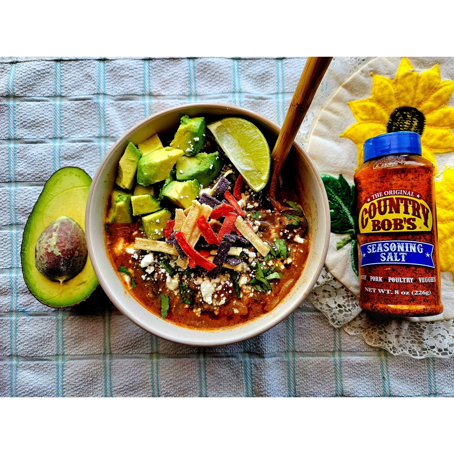 (2 pack) Country Bob's Seasoning Salt for Barbecue & Seasoning, 8oz
