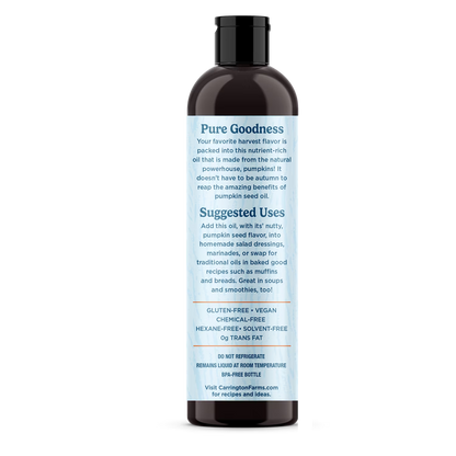 Carrington Farms Organic Pumpkin Seed Oil,12 fl oz