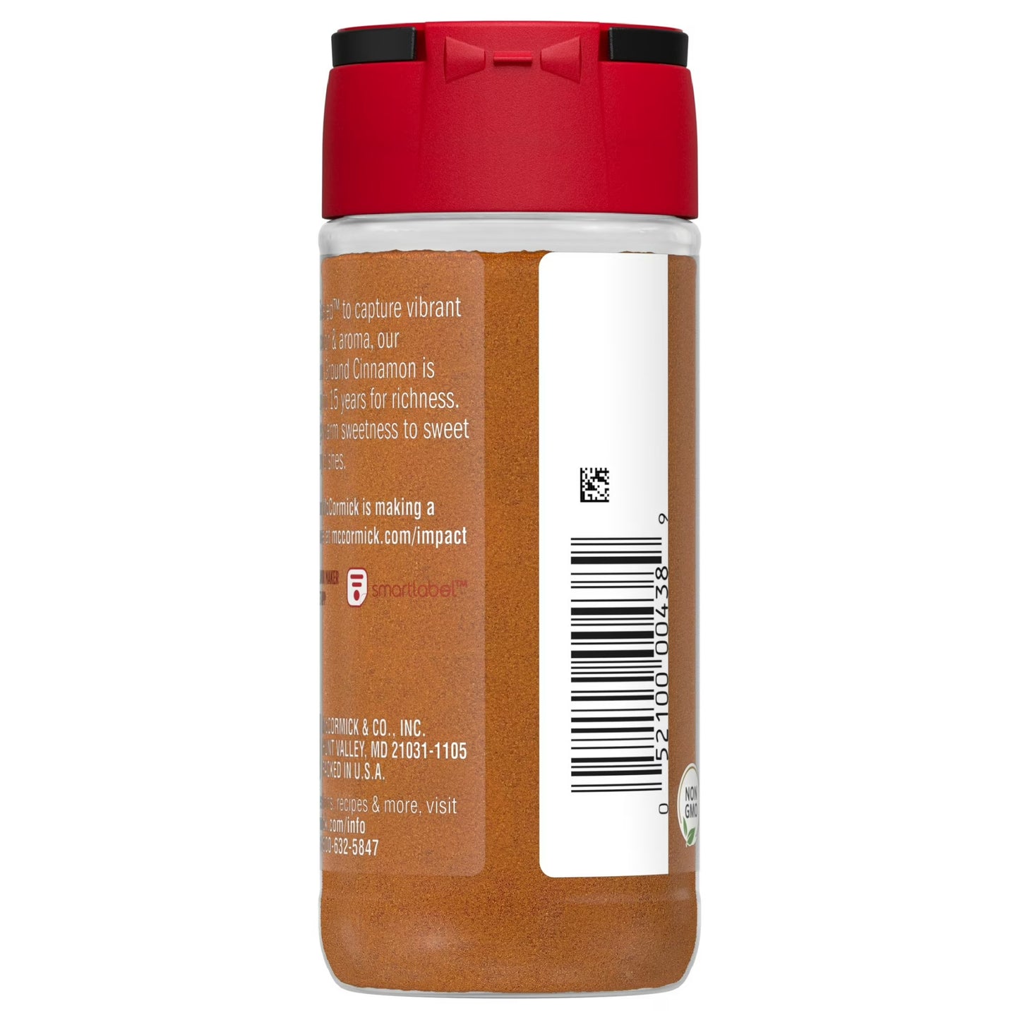 McCormick Kosher Ground Cinnamon, 2.37 oz Bottle