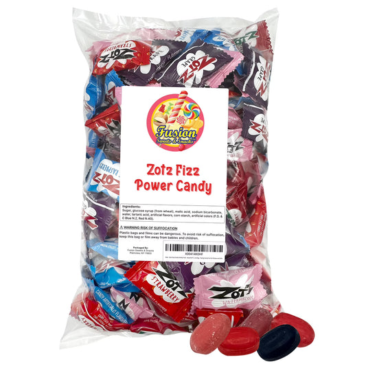 Zotz Fizzy Candy Variety Pack Assorted Flavors 135 Count 1.5 Pounds