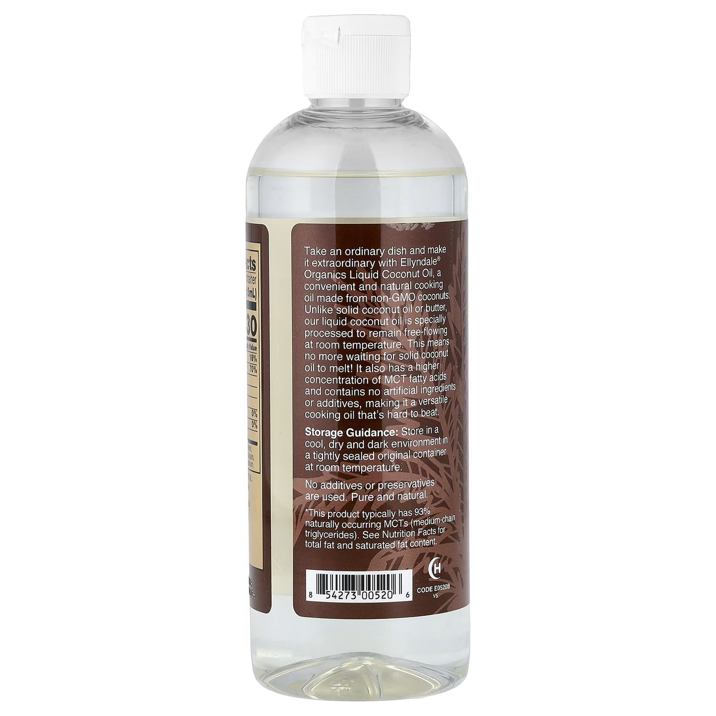 Ellyndale Naturals Liquid Coconut Oil, 16 Fl Oz