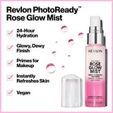 Revlon PhotoReady Rose Glow Mist Spray, Dewy Finish, 24 Hour Hydration, 1.2 fl oz