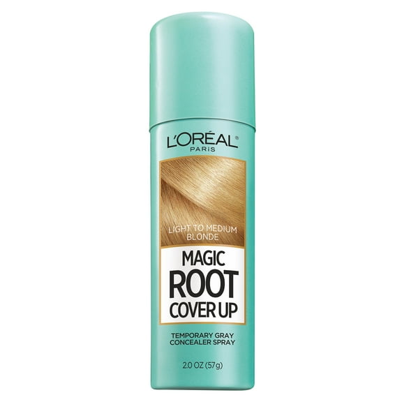 L'Oreal Paris Magic Root Cover Up, Light to Medium Blonde, Aerosol Hair Color Spray, 2 oz