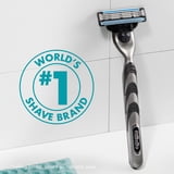 Gillette Mach3 Razor Blade Refill ,Manual Razor Men , 8 count