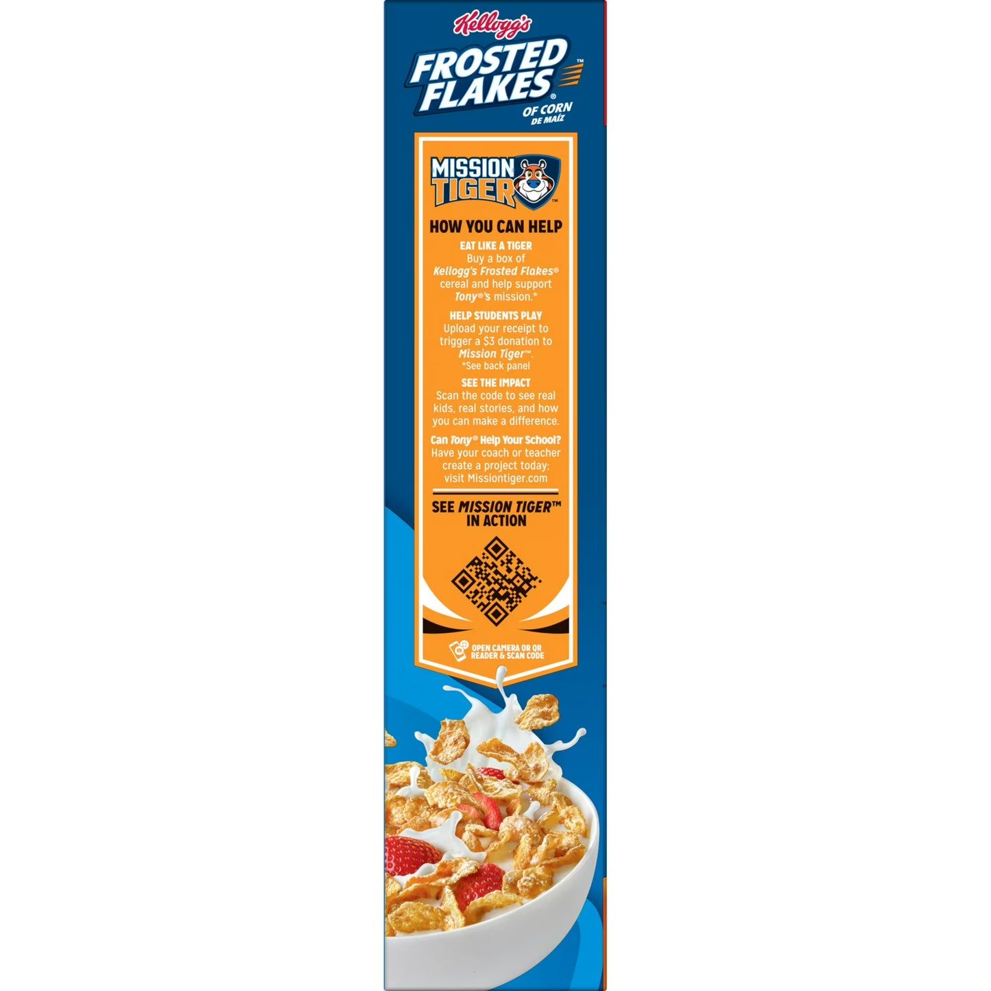 Kellogg's Frosted Flakes Original Breakfast Cereal Mega Size Box, 30.6 oz