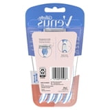 Venus for Pubic Hair & Skin Women's Disposable Razor, 4ct, Multi-Color