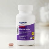 Equate Fexofenadine Hydrochloride USP Non-Drowsy Allergy Relief Tablets, 180 mg, 300 Count