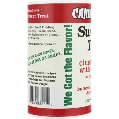 Cajun Power Sweet Treat Cinnamon Sugar With Pure Vanilla, 8.0 OZ