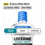 Listerine Extra Mild Alcohol-Free Mouthwash, Cool Mint, 1L