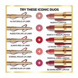 L'Oreal Paris Original Satin Lipstick for Moisturized Lips, 635 Worth It Medium, 1 Kit