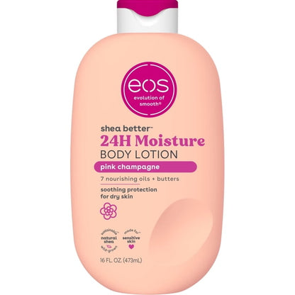 eos Pink Champagne Body Wash, Body Lotion, & Shave Oil Bundle