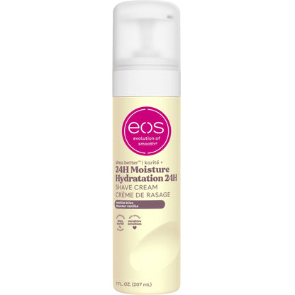 eos Shea Better Womens Shaving Cream, Vanilla Bliss, Smooth Skin Moisturizing Formula, 7 fl oz