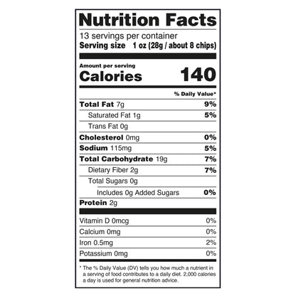 Great Value Thin and Crispy Cantina Style Tortilla Chips, 13 oz