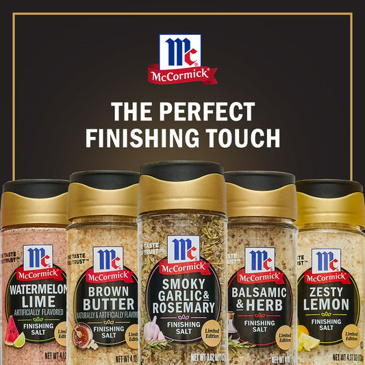 McCormick Balsamic & Herb Finishing Salt, 4.0 oz Bottle