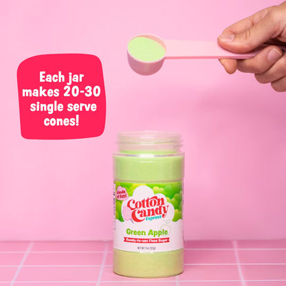 Cotton Candy Express 5-Flavor Pack, Cotton Candy Floss Sugar, 11 oz