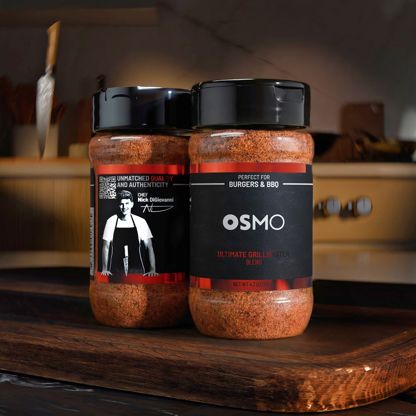 Osmo Ultimate Grillmaster Blend, Chef-Crafted Michelin-Star Quality Seasoning, 4.7 oz Powder