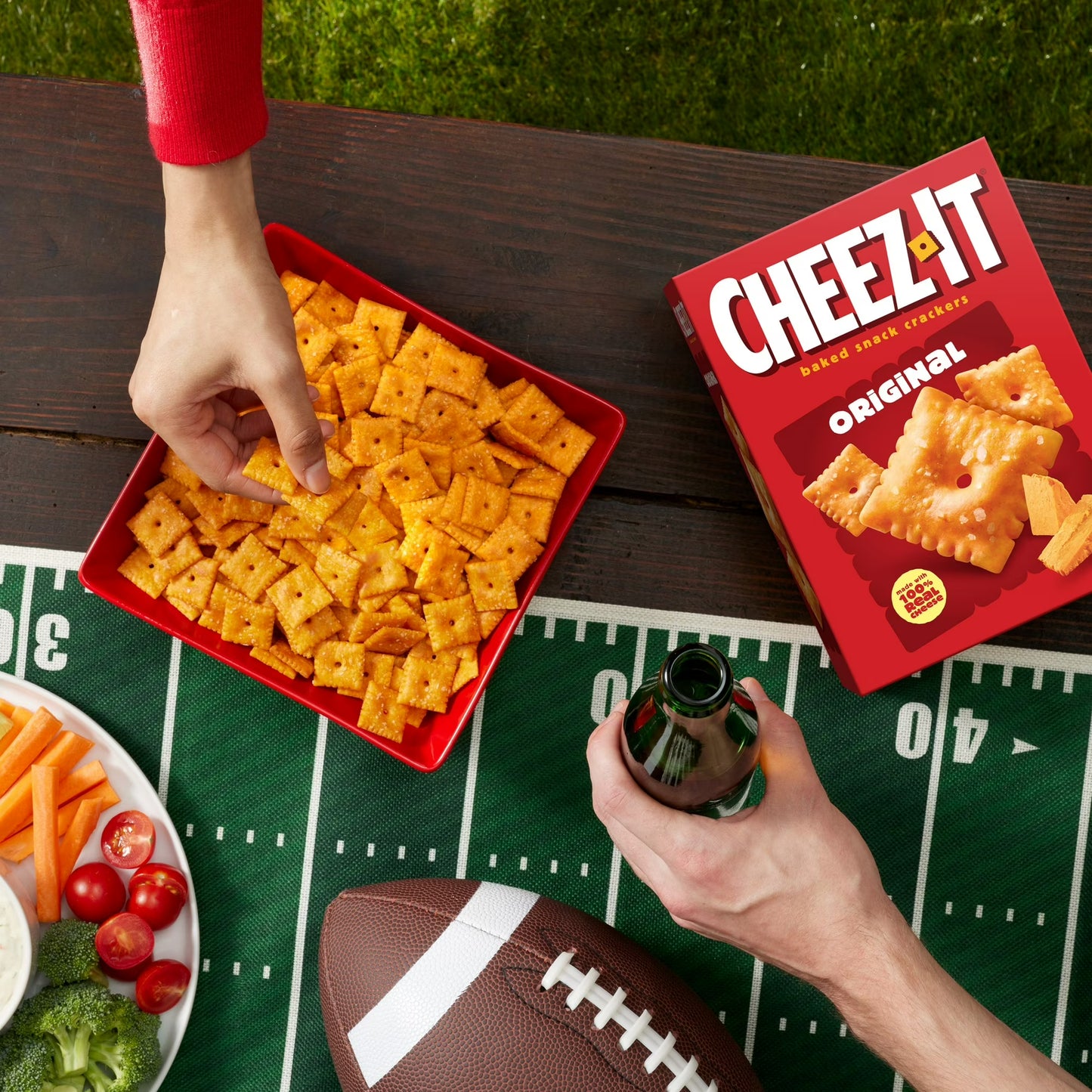 Cheez-It Original Cheese Crackers, Baked Snack Crackers, 21 oz