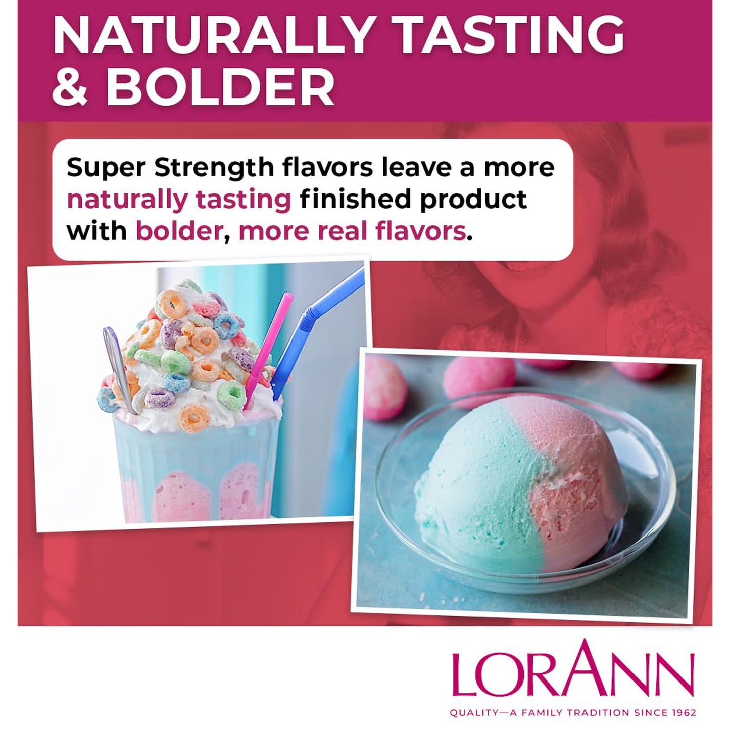 LorAnn Bubble Gum Candy & Baking Flavoring, .125 oz, 2 Bottles