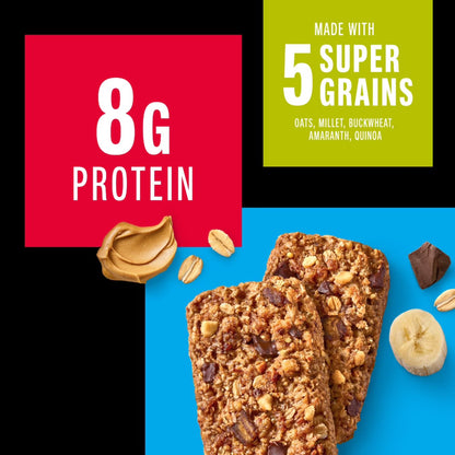 KIND Breakfast Peanut Butter Banana Dark Chocolate Gluten Free Protein Snack Bars, 1.76 oz, 6 Count One box