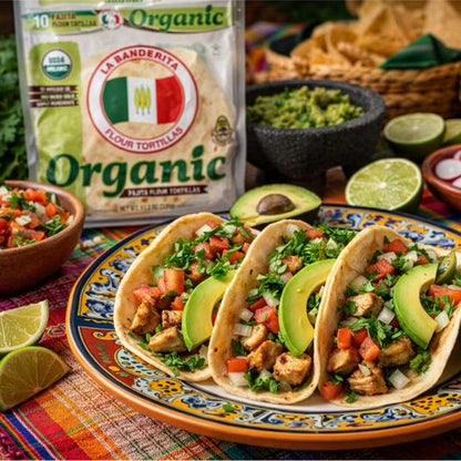 La Banderita Organic 6" Flour Tortillas 10 Count