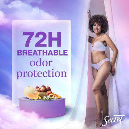 Secret Fresh Clear Gel Antiperspirant Deodorant, Sweet Nectarine, 2.6 oz