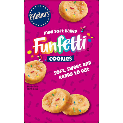 Pillsbury Funfetti Mini Soft Baked Cookies (10 Pouches)