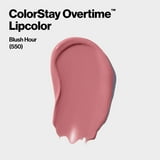 Revlon ColorStay Overtime Longwearing Gloss Lipstick with Vitamin E, 550 Blush Hour, 0.07 fl oz