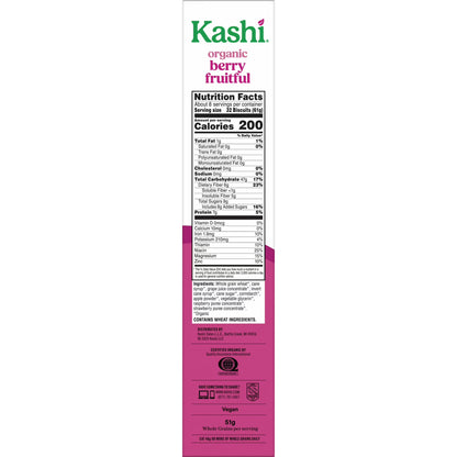 Kashi Berry Fruitful Breakfast Cereal Box, 17.2 oz